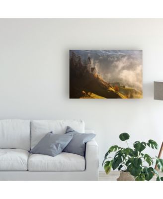 Trademark Global Daniel Rericha Morning in Alpine Valley Canvas Art - 20" x 25"