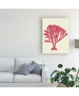 Trademark Global Fab Funky Red Corals 1 C Canvas Art - 27" x 33.5"