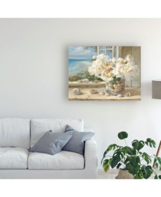 Danhui Nai By the Sea Painting Canvas Art - 15.5" x 21"