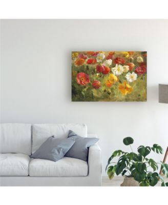 Trademark Global Danhui Nai Poppy Field Painting Canvas Art - 27" x 33.5"