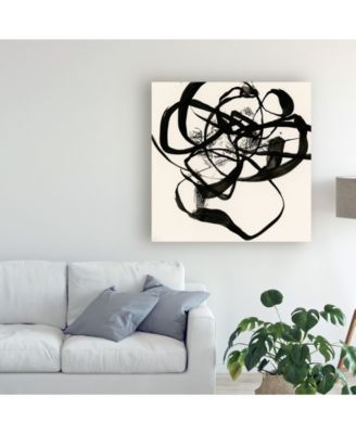 Jennifer Goldberger Sumi E Abstract I Canvas Art - 19.5" x 26"