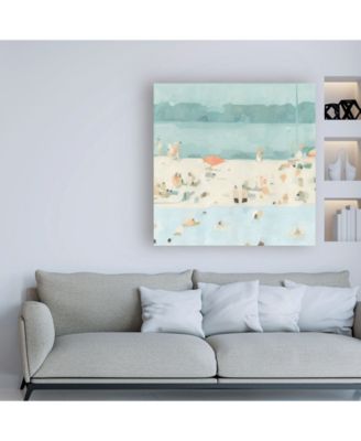 Emma Scarvey Sea Glass Sandbar II Canvas Art - 19.5" x 26"