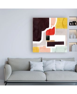 Trademark Global Grace Popp Color Blocking I Canvas Art - 19.5" x 26"