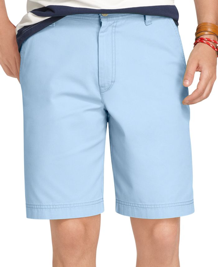 IZOD Saltwater Flat-Front Shorts - Macy's
