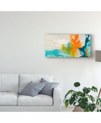 Trademark Global Sisa Jasper Tidal Abstract I Canvas Art - 20" x 25"