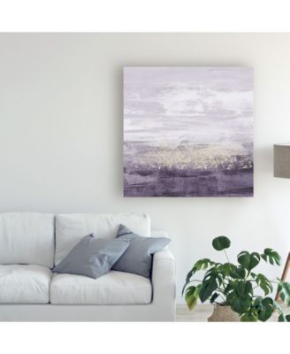 Jennifer Goldberger Amethyst Glitter II Canvas Art - 15" x 20"