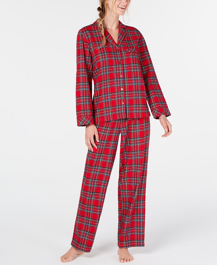 Family Pajamas Matching Women's Brinkley Plaid Family Pajama Set, Created  for Macy's - Macy's
