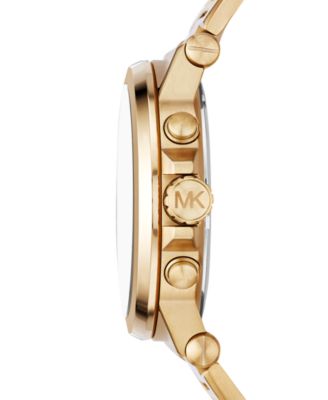 Michael Kors Men's Chronograph Dylan Gold-Tone Stainless Steel
