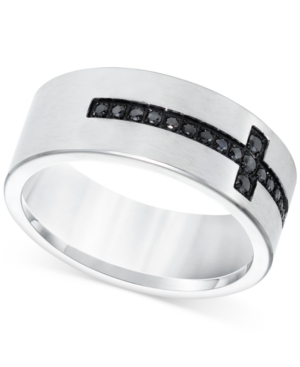 image of Men-s Diamond Band (1/4 ct. t.w.) in Stainless Steel