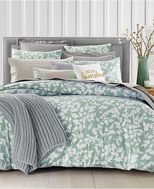 Charter Club Oak Leaf Bedding Collection Created For Macy S