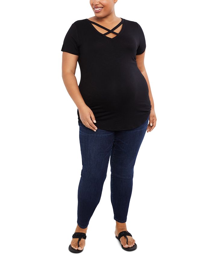 Motherhood Maternity - Maternity Plus Size Skinny Jeans