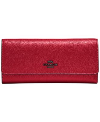 COACH - Soft Leather Trifold Wallet