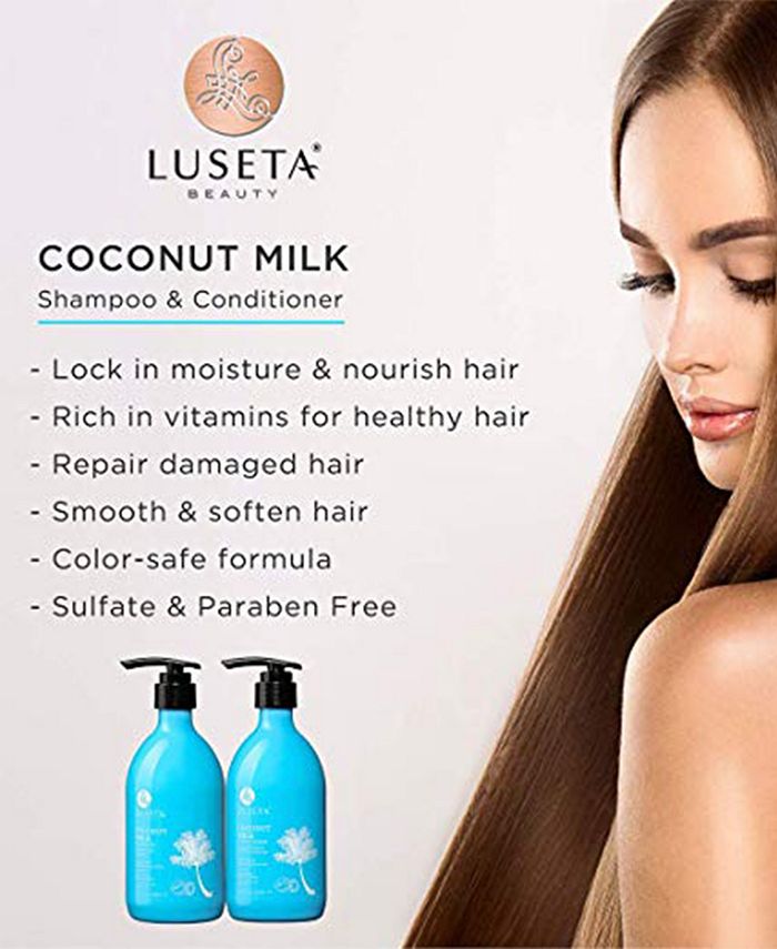 Luseta Beauty Inc Luseta Beauty Coconut Milk Shampoo & Conditioner Set