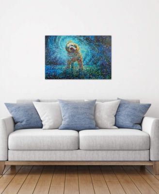 iCanvas Labrador Jazz by Iris Scott Wrapped Canvas Print - 40" x 60"