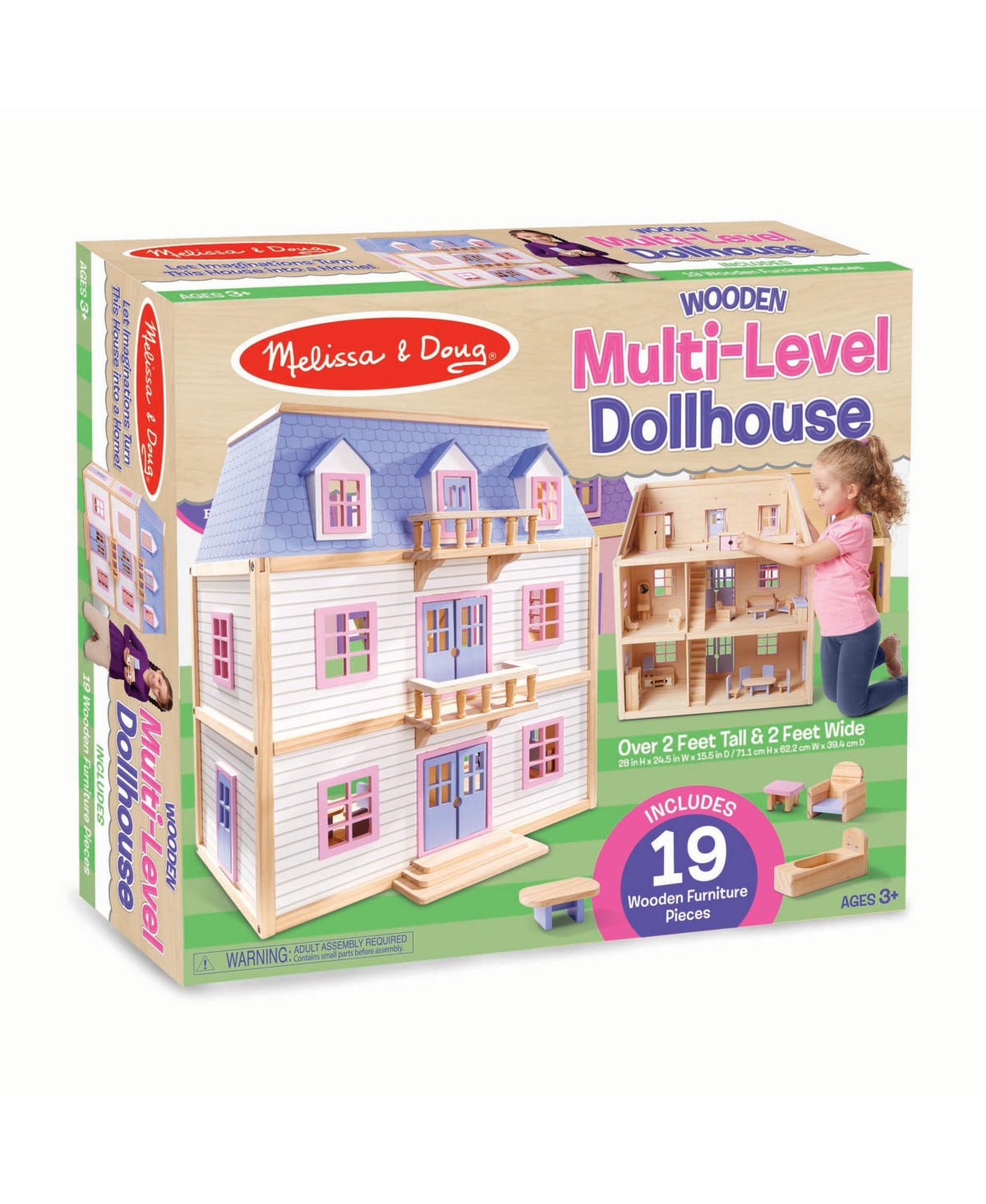 Melissa and Doug Multi-Level Dollhouse
