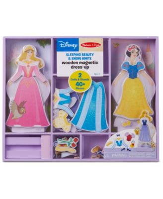 Melissa and Doug Sleeping Beauty & Snow White Wooden Magnetic Dress-Up -  Macy's
