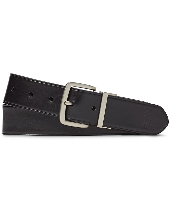 Polo Ralph Lauren Men's Reversible Leather Belt & Reviews - All Accessories  - Men - Macy's