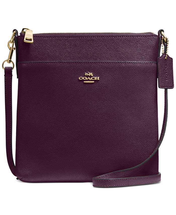 COACH Messenger Crossbody in Crossgrain Leather Macy's