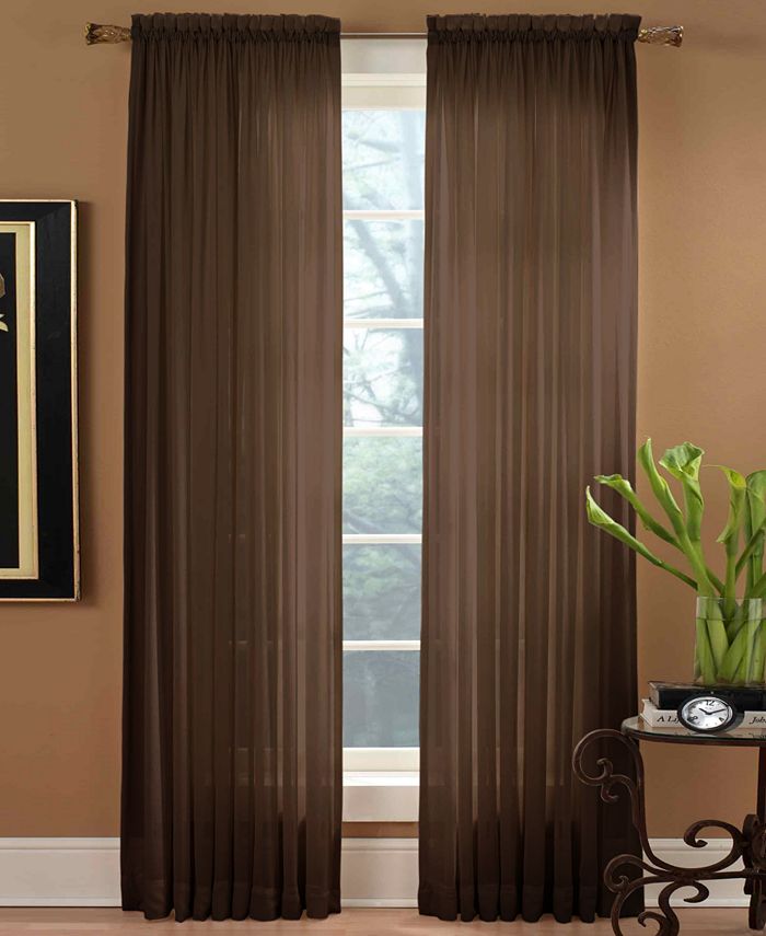Miller Curtains Sheer Preston Rod Pocket 51" x 108" Panel & Reviews