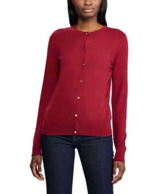 Lauren Ralph Lauren Lightweight Stretch Cardigan - Macy's