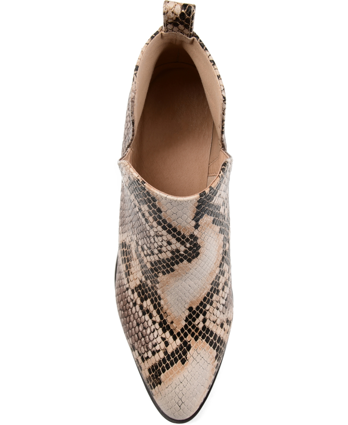 Journee Collection Women's Lola Cut Out Stacked Heel Dress Booties