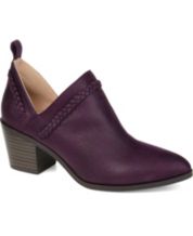 Plum colored on sale booties