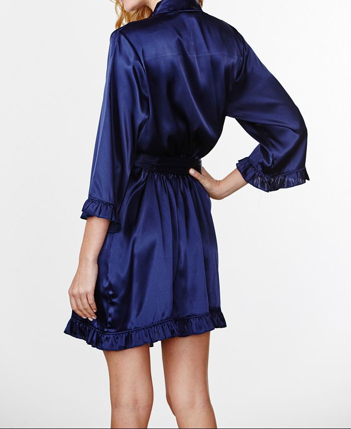 Wedding Prep Gals Plain Ruffle Robe, Online Only Macy's