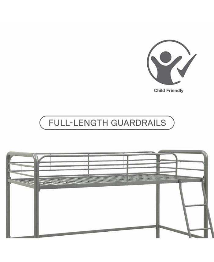 EveryRoom Cora Junior Metal Loft Bed Macy's