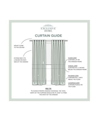 Curtains Chateau Striped Faux Silk Pinch Pleat Curtain Panel Pair, 27" x 96"