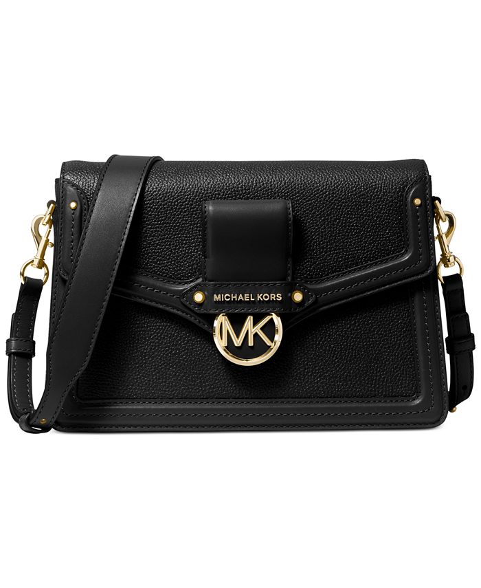 Michael Kors Jessie Flap Leather Shoulder Bag - Macy's