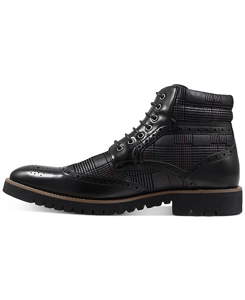 Stacy Adams Barker Wingtip Toe Boots Reviews All Men S Shoes Men Macy S