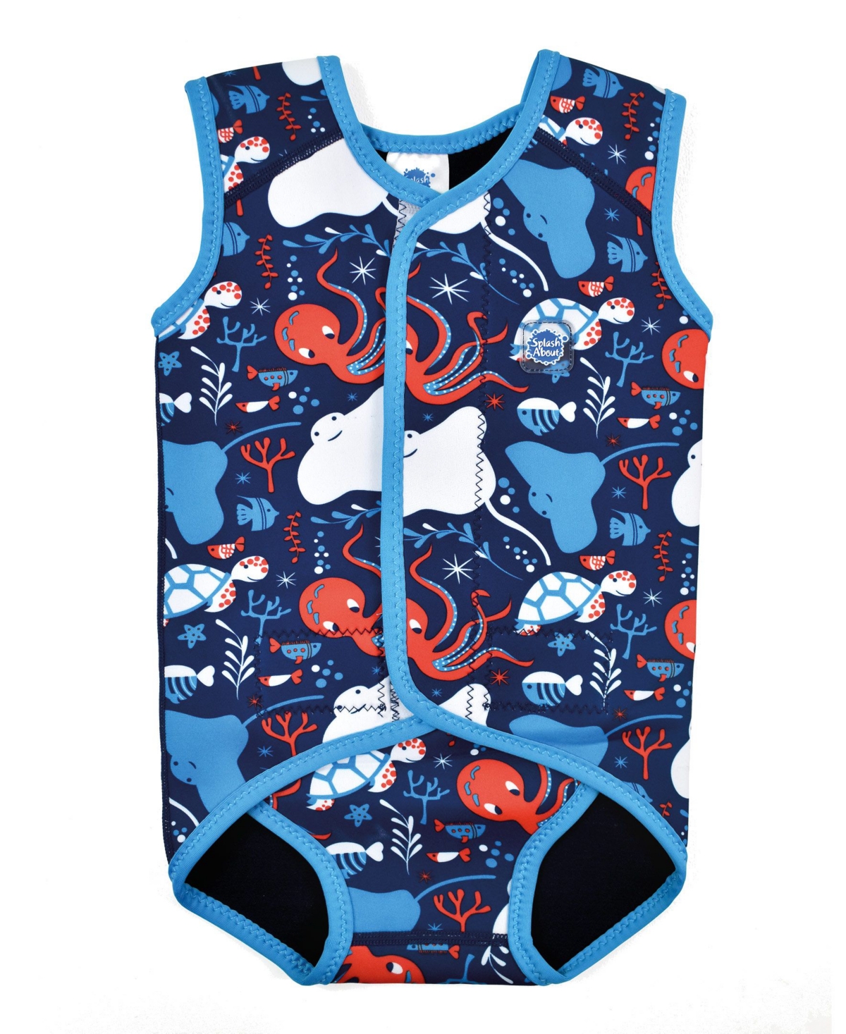 Splash About Babies' Toddler Boy's Wrap Wetsuit In Blue