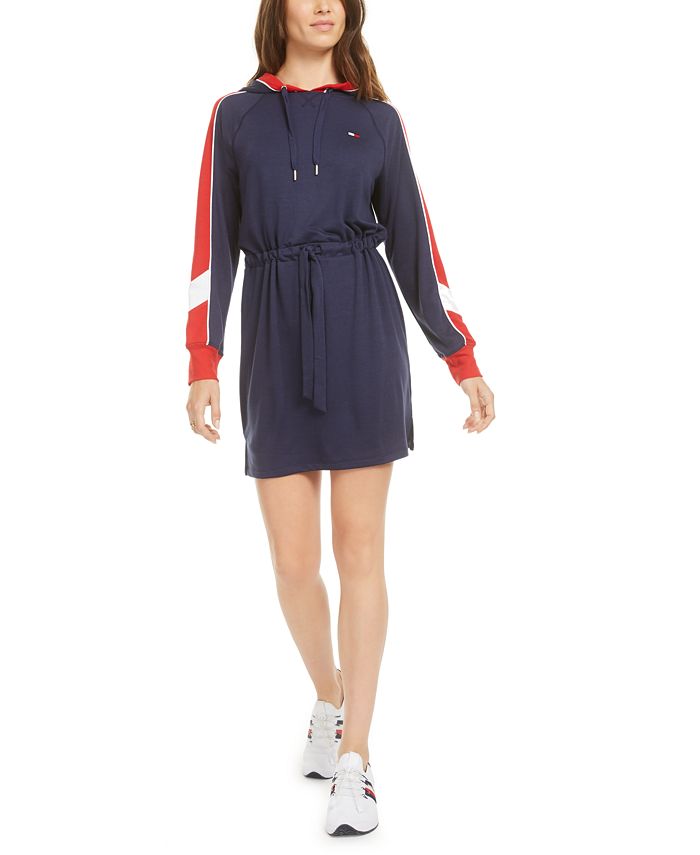 Tommy Hilfiger Hooded DrawstringWaist Dress & Reviews Dresses