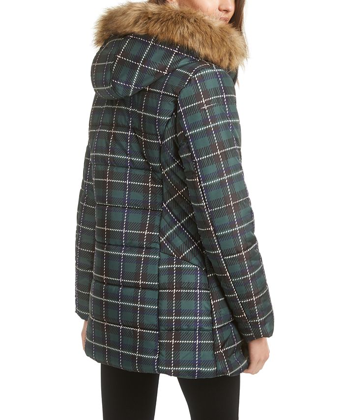 Celebrity Pink Juniors' Cropped Puffer Coat Lila Size Medium