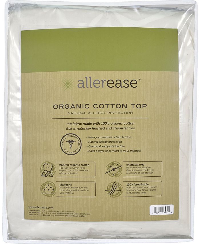 AllerEase Organic Cotton Top Mattress Pad, Twin Macy's