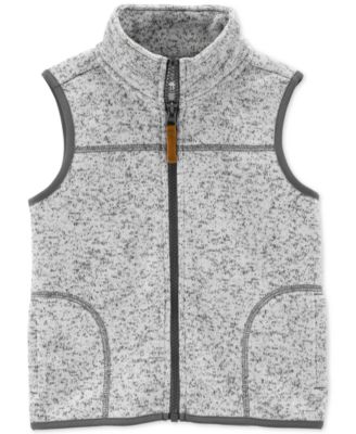 boys zip up vest