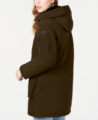 womens military parka with hood