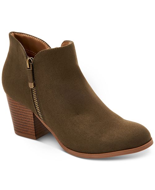 Style & Co Masrinaa Ankle Booties, Created for Macy's ...