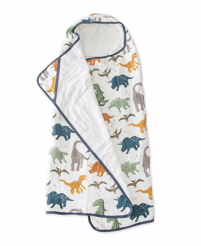 macys.com | Dino Friends Cotton Muslin Big Kid Hooded Towel