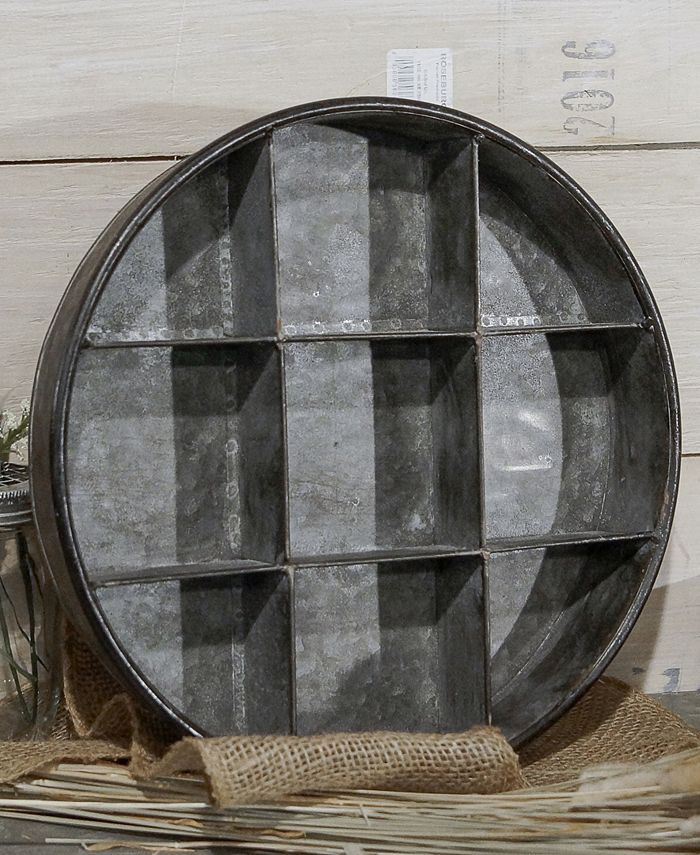 Vip Home & Garden - Metal Enamel Tray w/ Handle main image 1