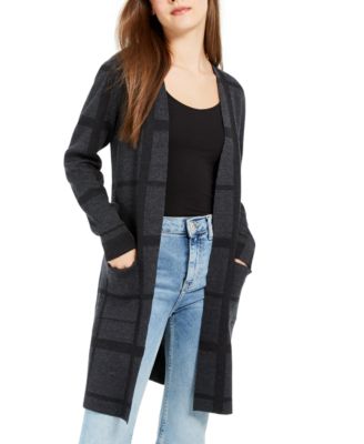 BCX - Juniors' Printed Duster Cardigan