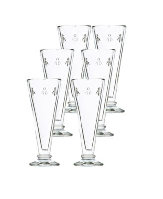 Glassware Napoleon Bee 6-ounce Flutes, Set of 6