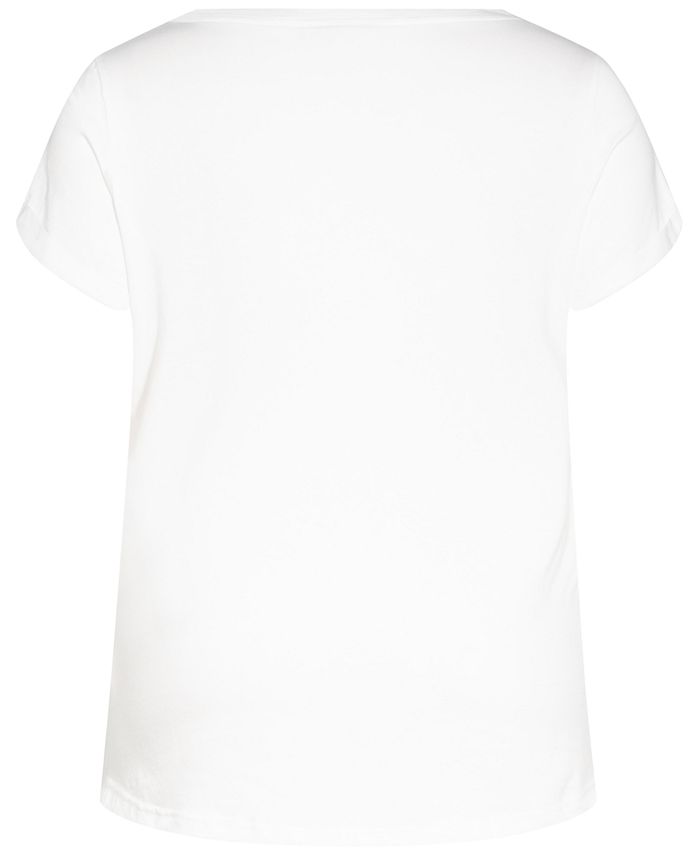 City Chic Trendy Plus Size Longline TShirt & Reviews Tops Plus