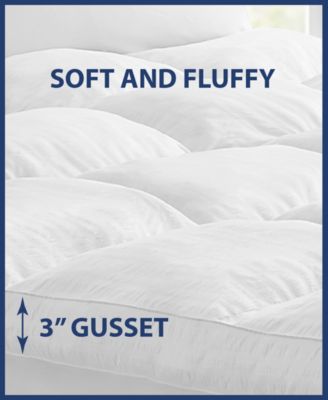 Tahari Home Premium Embossed Deep Pocket Mattress Topper - King