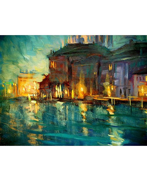 West Of The Wind Evening Abstract Outdoor Canvas Wall Art 40 X