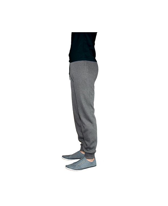 galaxy by harvic men's slim fit fleece jogger pants