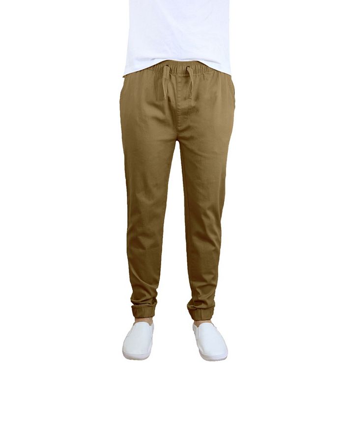 Galaxy By Harvic Men's Slim Fit Jogger Pants with Zipper Pockets - Macy's