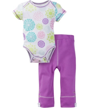 Miracle Baby Boys and Girls Short Sleeve Bodysuit and Pant Outfit