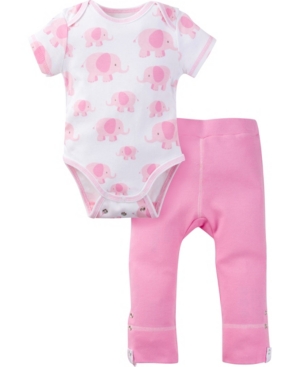Miracle Baby Boys and Girls Short Sleeve Bodysuit and Pant Outfit