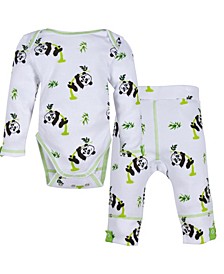 Boys and Girls Long Sleeve Bodysuit and Pant Outfit
